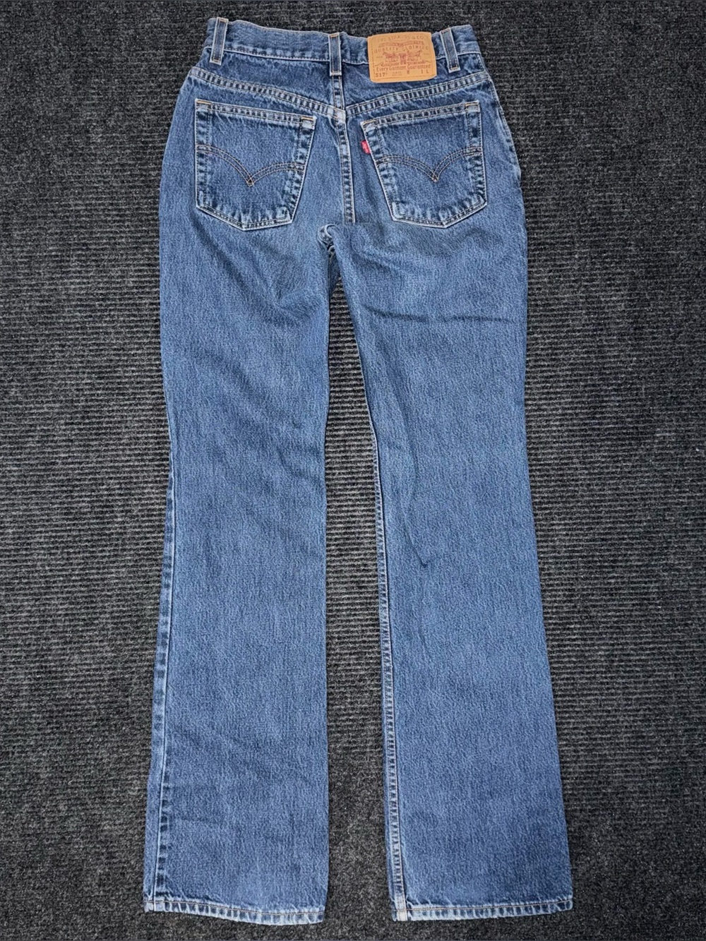 Vintage Levi’s 517 Slim Fit Boot Cut Jeans Women’s 5 LONG / 25 x 33.5 USA Made